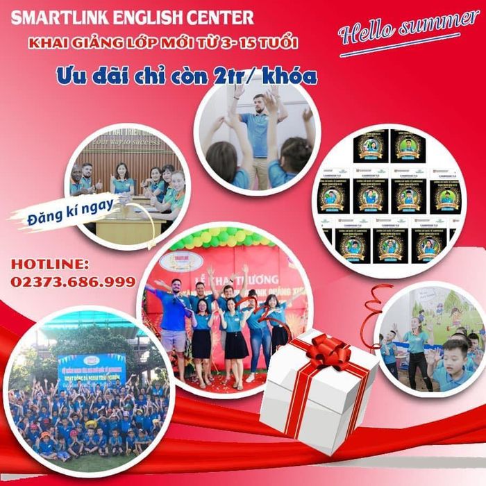 Hình ảnh lớp học hiện đại tại Anh ngữ Smartlink Thanh Hóa