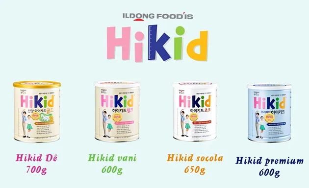 Hình ảnh Sữa Hikid - Tinh hoa dinh dưỡng từ Hàn Quốc