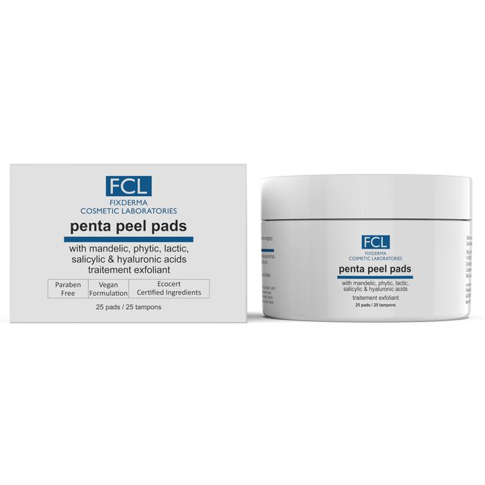 Fixderma FCL PENTA PEEL PADS – Bông Tẩy Đa Năng Ngâm AHA+BHA Cho Làn Da Tươi Trẻ (Hình ảnh minh họa 2)