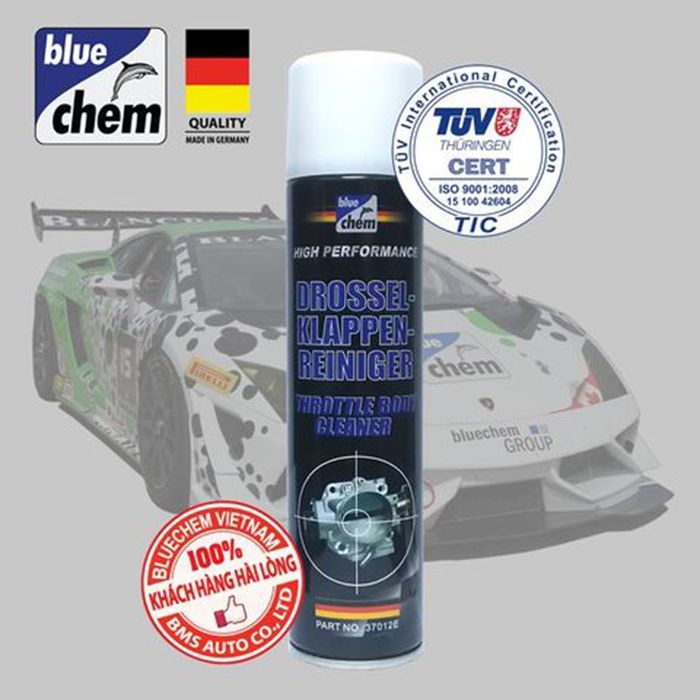 Hình ảnh thực tế: Dung dịch vệ sinh họng ga Bluechem Throttle Body Cleaner
