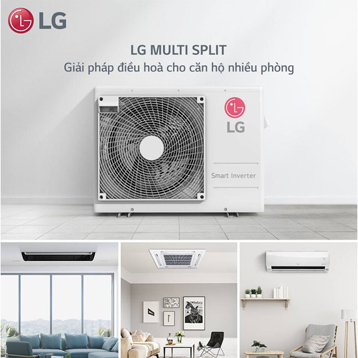Dàn nóng điều hòa multi LG 1 chiều Inverter 48.000BTU Z5UQ48GFD0
