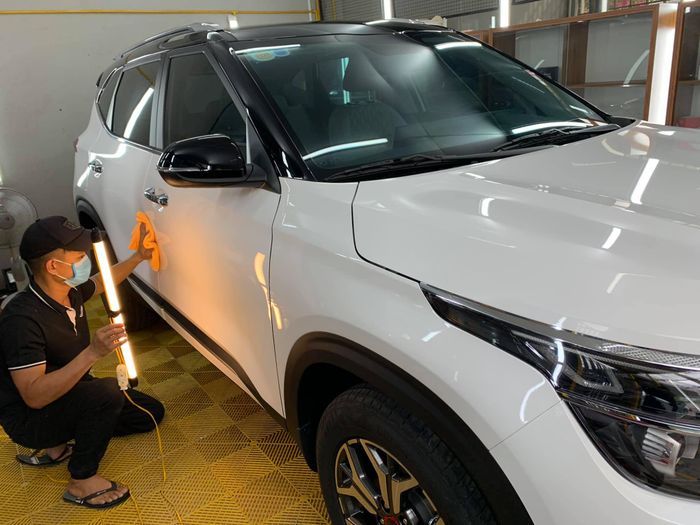 Hình ảnh không gian phủ ceramic tại Mad Detailing