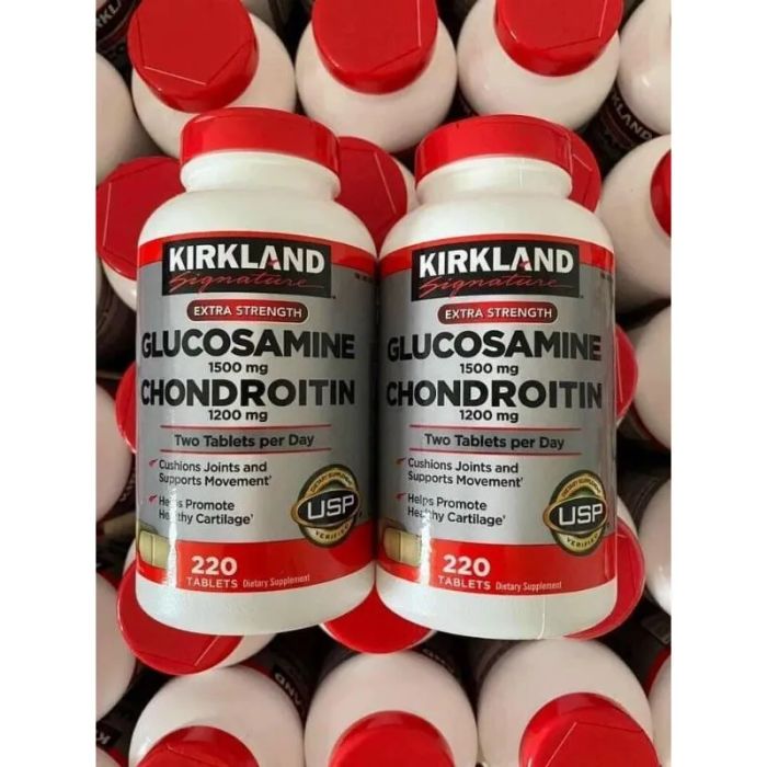 Hình ảnh thực tế viên uống Glucosamine 1500mg & Chondroitin 1200mg