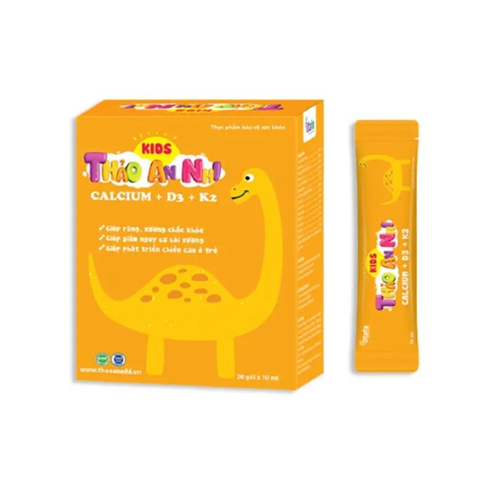 Hình ảnh minh họa cách sử dụng Siro Kids Thảo An Nhi Calcium + D3 + K2