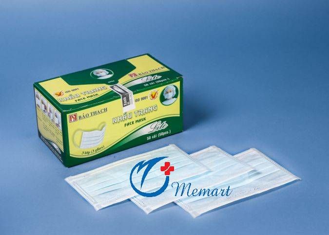 Khẩu trang y tế Bảo Thạch - hình ảnh minh họa sống động về sản phẩm chất lượng