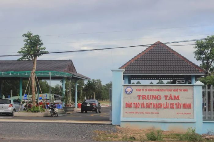 Không gian đào tạo chuyên nghiệp tại Trung Tâm Đào Tạo Lái Xe Tây Ninh