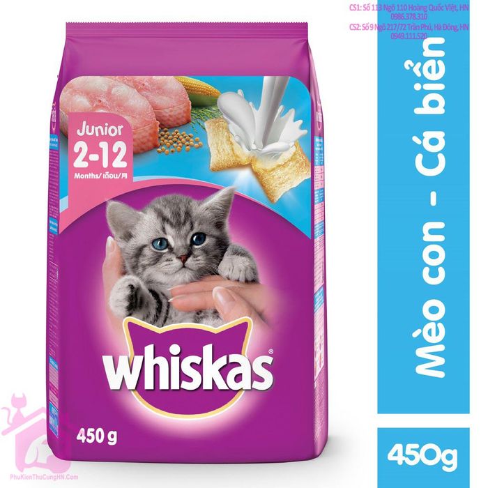 Hình ảnh sản phẩm WHISKAS JUNIOR - Dinh dưỡng vàng cho mèo con