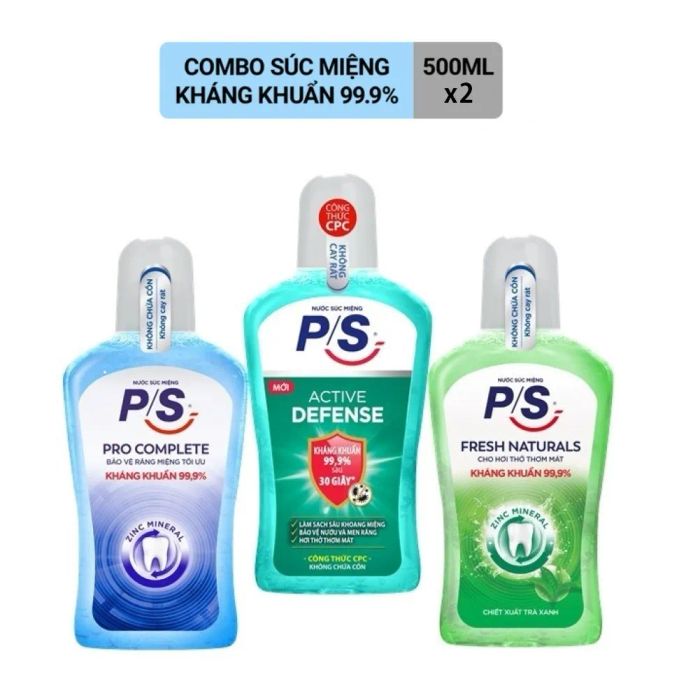 Nước súc miệng P/S Chuyên gia kháng khuẩn ảnh 1