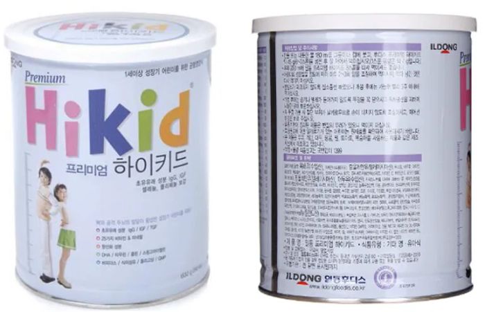 Hình ảnh đóng gói Sữa Hikid - Sản phẩm chất lượng từ tập đoàn Ildong