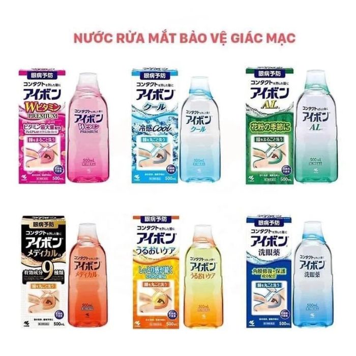 Hình ảnh thực tế nước rửa mắt Eyebon Kobayashi