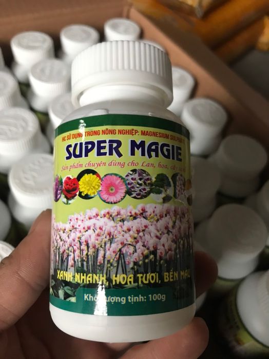 Hình ảnh thực tế phân bón Super Magie cho hoa kiểng