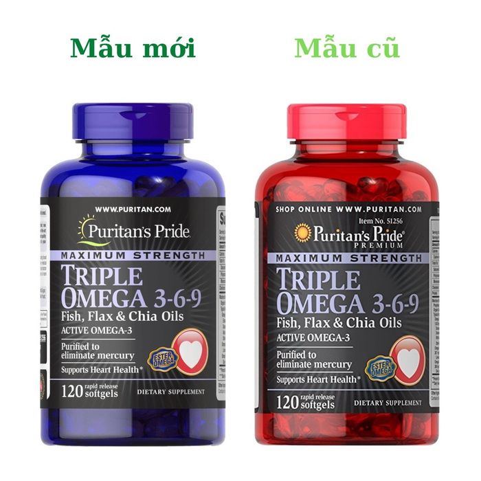 Viên Uống Puritan's Pride Triple Omega 3-6-9 - Bảo vệ tim mạch, nâng cao sức khỏe (Ảnh minh họa 1)