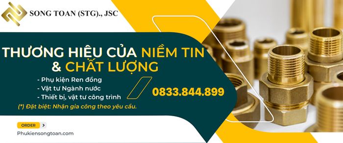 Hình ảnh nhà máy sản xuất phụ kiện ngành nước của Công ty Song Toàn