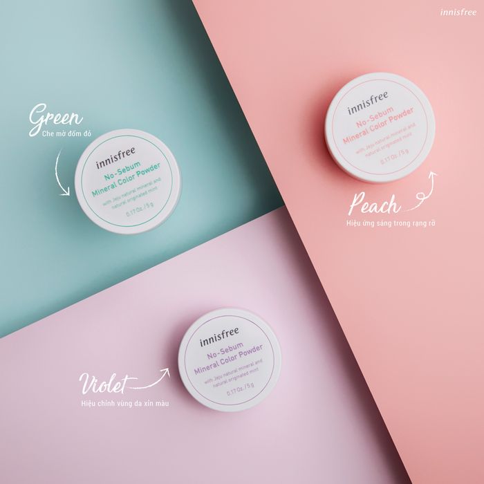 Hình ảnh phấn phủ Innisfree No-Sebum Mineral phiên bản đặc biệt