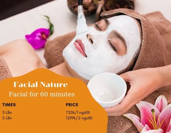 Không gian xanh mát tại Sosono Spa