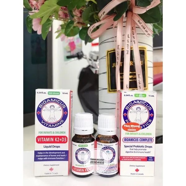 Hình ảnh sản phẩm BioAmicus Vitamin D3K2 chính hãng