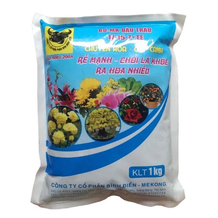 Hình ảnh Phân Bón Đầu Trâu NPK 17-15-7+Te chính hãng