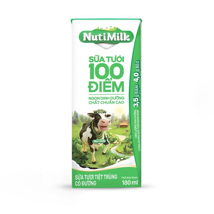 Sữa tươi tiệt trùng Nutifood NutiMilk hình ảnh 1