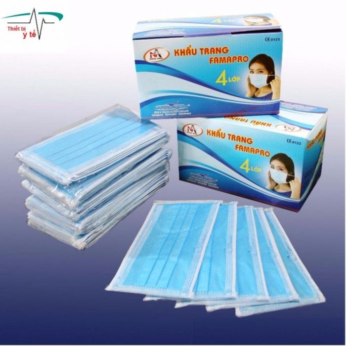 Khẩu trang y tế Nam Anh - Hình ảnh 2 thể hiện cấu trúc đa lớp bảo vệ toàn diện