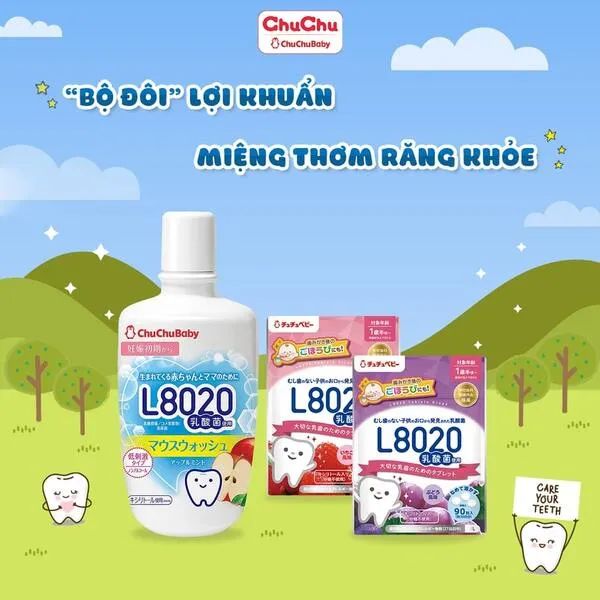 Nước Súc Miệng Lợi Khuẩn L8020 của ChuChuBaby ảnh 2