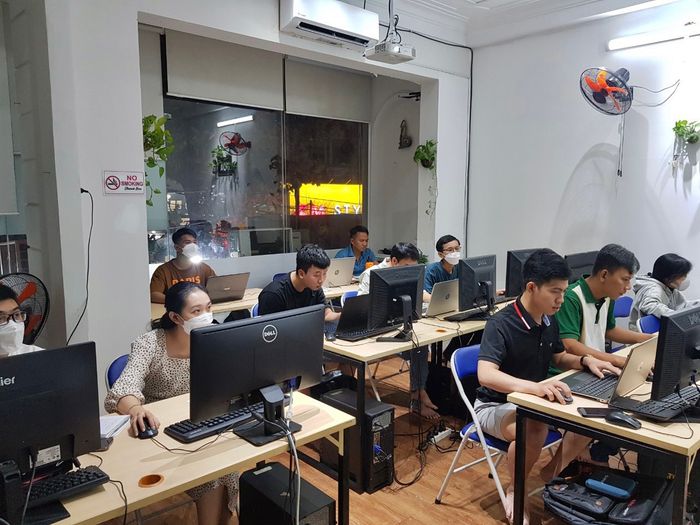 Hình ảnh không gian đào tạo tại Trung tâm DOA