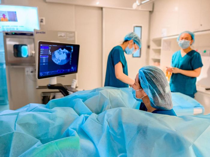 Hình ảnh không gian hiện đại tại Phòng Khám Hoàng Vân