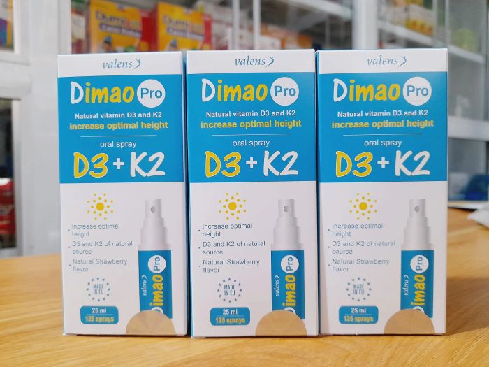 Hình ảnh thực tế Dimao Pro Oral Spray D3 + K2 dạng xịt
