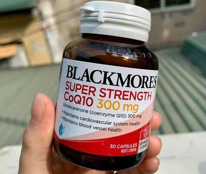 Hình ảnh bao bì và viên uống Blackmores CoQ10 300mg Super Strength