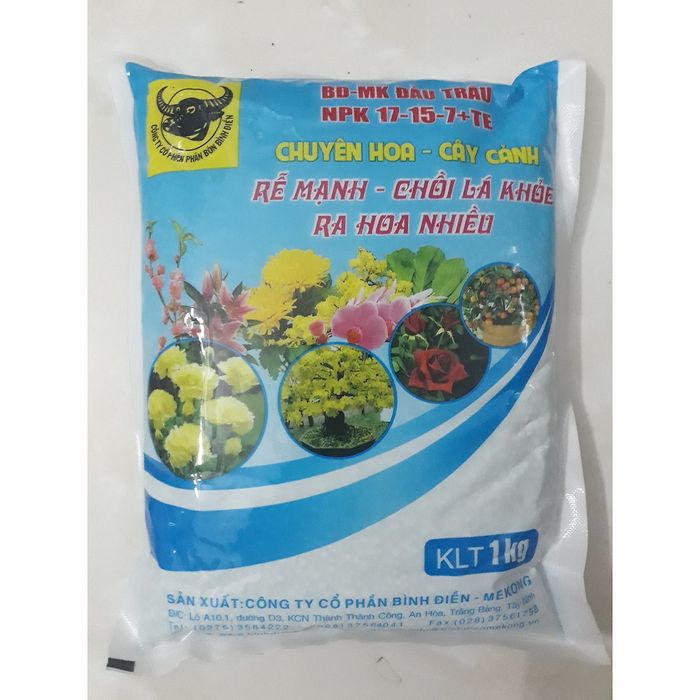 Hình ảnh minh họa Phân Bón Đầu Trâu NPK 17-15-7+Te chất lượng cao