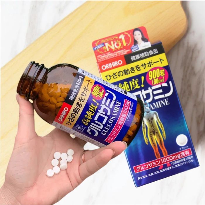Hình ảnh thực tế viên uống Orihiro Glucosamine