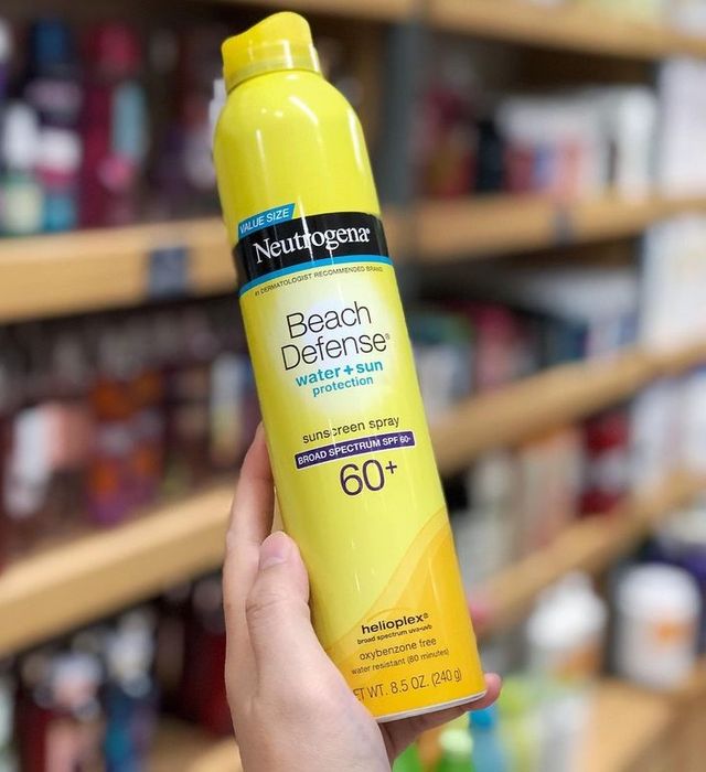 Hình ảnh thực tế xịt chống nắng Neutrogena Beach Defense cao cấp