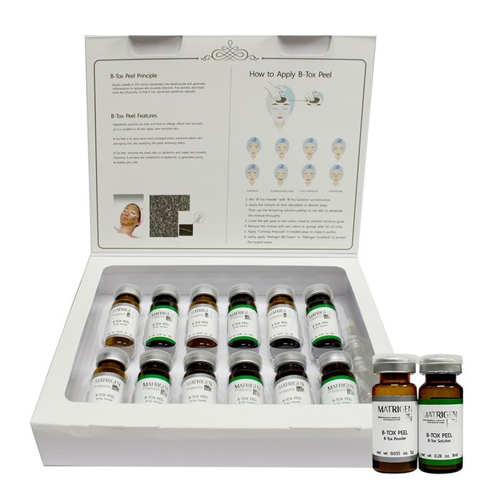 Cận cảnh quy trình ứng dụng Matrigen B-Tox Peel mang lại làn da không tì vết