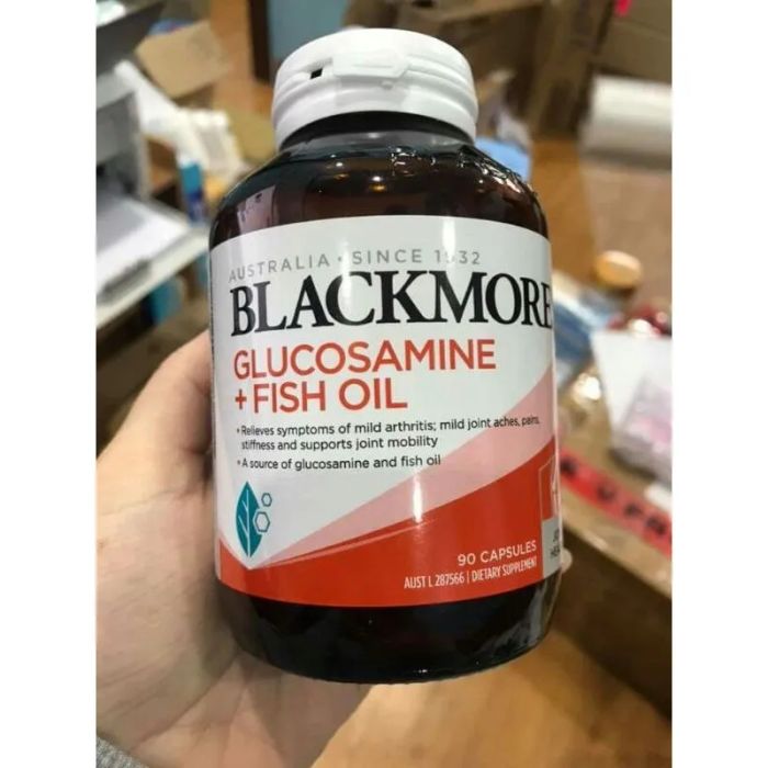 Hình ảnh thực tế sản phẩm Blackmores Glucosamine + Fish Oil