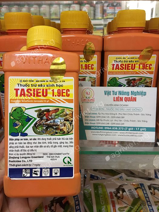 Hình ảnh minh họa thuốc trừ sâu sinh học Tasieu 1.9EC