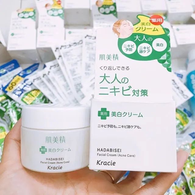 Bộ sưu tập hình ảnh Kem Trị Mụn Hadabisei Facial Cream Kracie