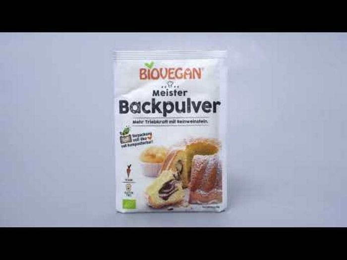 Hình ảnh minh họa bột nở hữu cơ Biovegan chất lượng