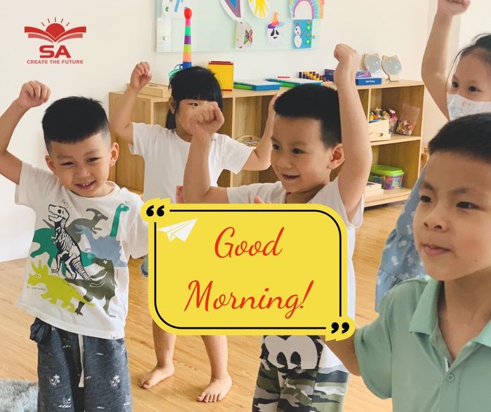 Hình ảnh lớp học tiêu chuẩn tại Anh Ngữ SA