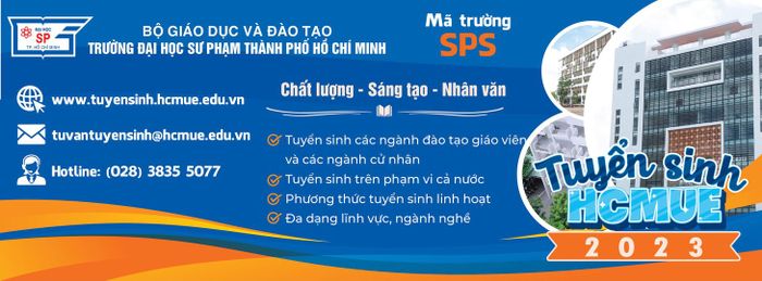 Khuôn viên xanh mát của Đại học Sư phạm - ĐHQG TP.HCM