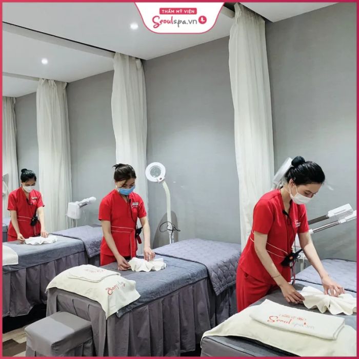 Phòng điều trị tiêu chuẩn 5 sao tại Seoul Spa