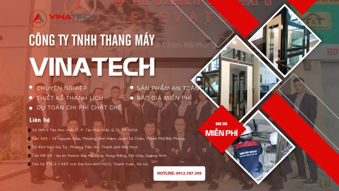 Hình ảnh thi công chuyên nghiệp từ Thang Máy Vinatech