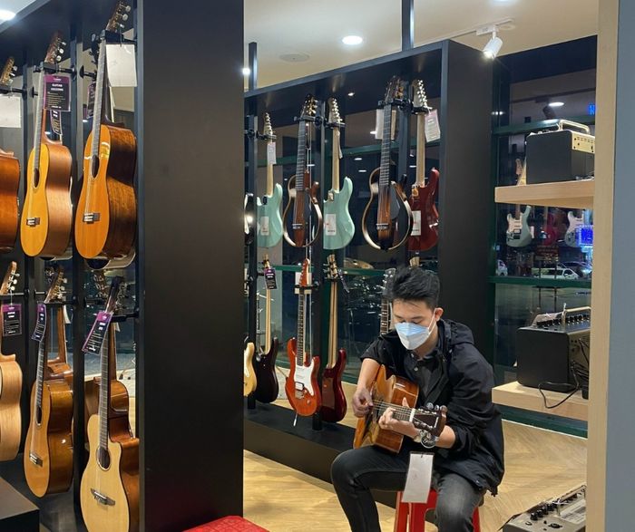 Góc trải nghiệm nhạc cụ Yamaha chính hãng tại Hảo Vĩnh