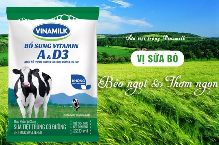 Sữa tươi tiệt trùng Vinamilk hình ảnh 2