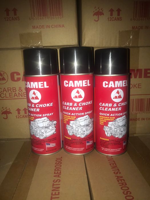 Hình ảnh minh họa: Dung dịch vệ sinh béc phun, họng ga và bình xăng con Camel