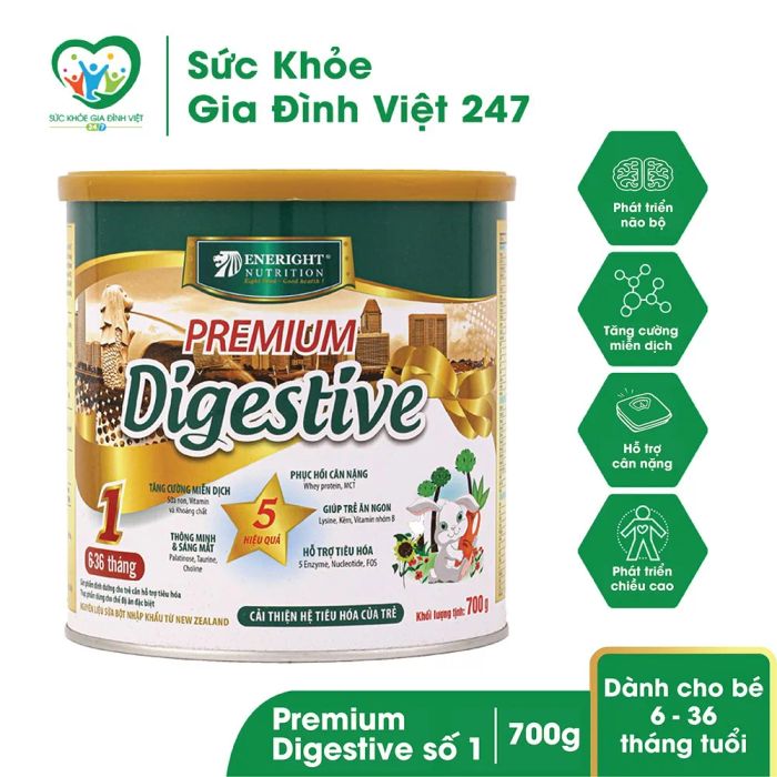 Hình ảnh đóng gói Sữa Premium Digestive - Công thức tiên tiến cho hệ tiêu hóa khỏe mạnh