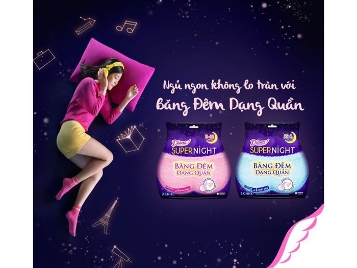 Băng vệ sinh Diana ban đêm dạng quần ảnh 2