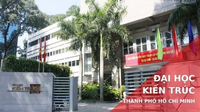 Hình ảnh khuôn viên Đại Học Kiến Trúc TP.HCM