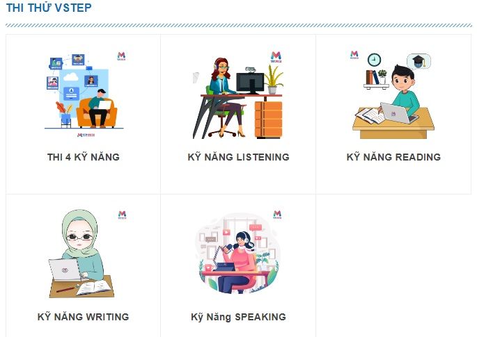 Hình ảnh giảng viên và học viên VSTEP Master