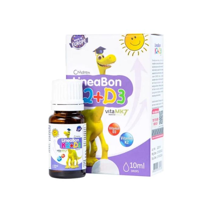Hình ảnh bao bì chính hãng LineaBon K2+D3 ErgoPharm