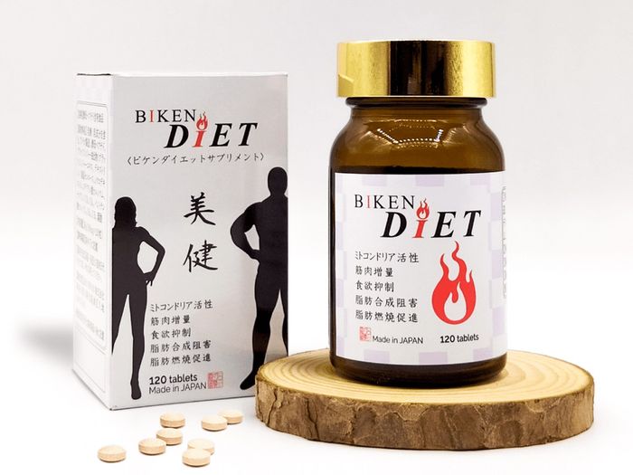 Hình ảnh thực tế viên uống Biken Diet chính hãng Nhật Bản