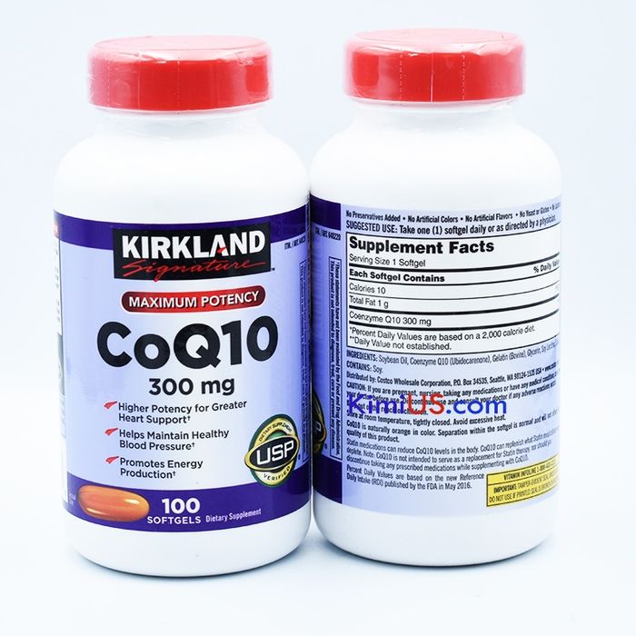 Hình ảnh bao bì Kirkland CoQ10 300mg